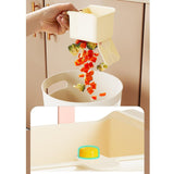 Maxbell Food Waste Strainer Mesh Strainer Multifunction Corner Hanging Sink Strainer Orange Pink