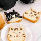 Maxbell Cat Shaped Bread Pan Practical Multipurpose DIY Bread Reusable Cute Loaf Tin Large