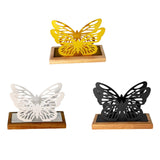 Maxbell Butterfly Napkin Holder for Table Tissue Dispenser for Home Hotel Kitchen Gold