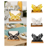 Maxbell Butterfly Napkin Holder for Table Tissue Dispenser for Home Hotel Kitchen Gold