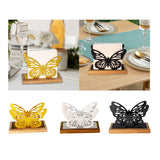 Maxbell Butterfly Napkin Holder for Table Tissue Dispenser for Home Hotel Kitchen Gold