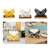 Maxbell Butterfly Napkin Holder for Table Tissue Dispenser for Home Hotel Kitchen Gold
