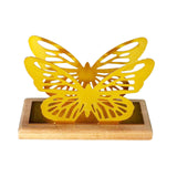 Maxbell Butterfly Napkin Holder for Table Tissue Dispenser for Home Hotel Kitchen Gold