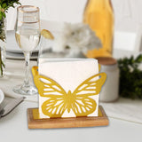 Maxbell Butterfly Napkin Holder for Table Tissue Dispenser for Home Hotel Kitchen Gold