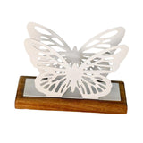 Maxbell Butterfly Napkin Holder for Table Tissue Dispenser for Home Hotel Kitchen White