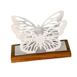 Maxbell Butterfly Napkin Holder for Table Tissue Dispenser for Home Hotel Kitchen White