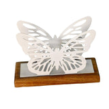 Maxbell Butterfly Napkin Holder for Table Tissue Dispenser for Home Hotel Kitchen White