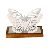 Maxbell Butterfly Napkin Holder for Table Tissue Dispenser for Home Hotel Kitchen White