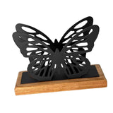 Maxbell Butterfly Napkin Holder for Table Tissue Dispenser for Home Hotel Kitchen Black