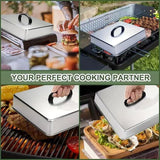 Maxbell Cheese Melting Dome Barbecue Tool Burger Cover for Grilling Patties Barbecue S