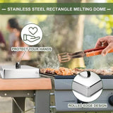 Maxbell Cheese Melting Dome Barbecue Tool Burger Cover for Grilling Patties Barbecue S