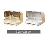 Maxbell Baby Bottle Drying Rack Nursing Bottle Storage Box for Home Cups Accessories Light Khaki Large