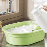 Maxbell Washboard Basin Multifunction Space Saving Washtub for Clothes Bathroom Home Green