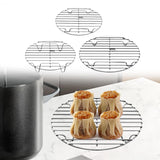 Maxbell Stainless Steel Steamer Rack Portable Steam Rack for Buffet Home Use Outdoor 21 cmx1.8 cm