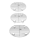 Maxbell Stainless Steel Steamer Rack Portable Steam Rack for Buffet Home Use Outdoor 21 cmx1.8 cm