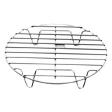 Maxbell Stainless Steel Steamer Rack Portable Steam Rack for Buffet Home Use Outdoor 21 cmx4.8 cm