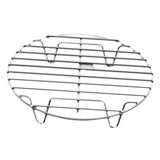 Maxbell Stainless Steel Steamer Rack Portable Steam Rack for Buffet Home Use Outdoor 21 cmx4.8 cm