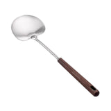 Maxbell Stainless Steel Wok Spatula Easy to Clean Cooking Utensil for Kitchen Frying 35cmx10.7cm