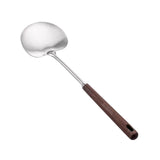 Maxbell Stainless Steel Wok Spatula Easy to Clean Cooking Utensil for Kitchen Frying 35cmx10.7cm