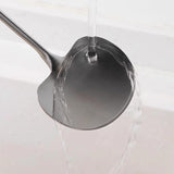Maxbell Stainless Steel Wok Spatula Easy to Clean Cooking Utensil for Kitchen Frying 35cmx10.7cm