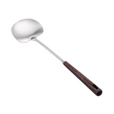 Maxbell Stainless Steel Wok Spatula Easy to Clean Cooking Utensil for Kitchen Frying 31.5cmx8.8cm