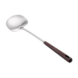 Maxbell Stainless Steel Wok Spatula Easy to Clean Cooking Utensil for Kitchen Frying 31.5cmx8.8cm