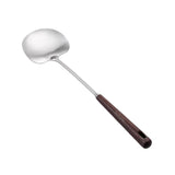 Maxbell Stainless Steel Wok Spatula Easy to Clean Cooking Utensil for Kitchen Frying 31.5cmx8.8cm