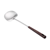 Maxbell Stainless Steel Wok Spatula Easy to Clean Cooking Utensil for Kitchen Frying 31.5cmx8.8cm