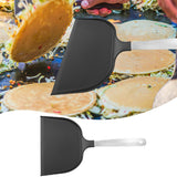 Maxbell Nylon Pancake Spatula Wide for Kitchen Utensil Electric Baking Pan Household Black