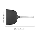 Maxbell Nylon Pancake Spatula Wide for Kitchen Utensil Electric Baking Pan Household Black
