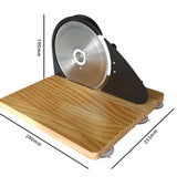 Maxbell Bread Slicer Adjustable Thickness Toast Cutting for Home Bakeries Commercial Black