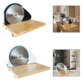 Maxbell Bread Slicer Adjustable Thickness Toast Cutting for Home Bakeries Commercial Black