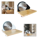 Maxbell Bread Slicer Adjustable Thickness Toast Cutting for Home Bakeries Commercial Black