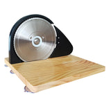 Maxbell Bread Slicer Adjustable Thickness Toast Cutting for Home Bakeries Commercial Black