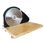 Maxbell Bread Slicer Adjustable Thickness Toast Cutting for Home Bakeries Commercial Black