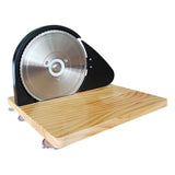 Maxbell Bread Slicer Adjustable Thickness Toast Cutting for Home Bakeries Commercial Black