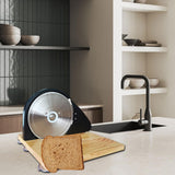 Maxbell Bread Slicer Adjustable Thickness Toast Cutting for Home Bakeries Commercial Black