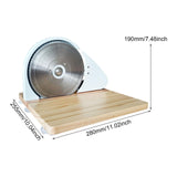 Maxbell Bread Slicer Adjustable Thickness Toast Cutting for Home Bakeries Commercial White