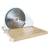 Maxbell Bread Slicer Adjustable Thickness Toast Cutting for Home Bakeries Commercial White