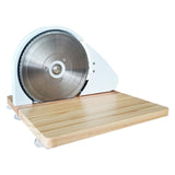 Maxbell Bread Slicer Adjustable Thickness Toast Cutting for Home Bakeries Commercial White
