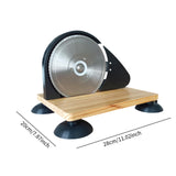 Bread Slicer Sturdy Manual Kitchen Bread Cutter for Commercial Bakeries Home Black