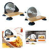 Bread Slicer Sturdy Manual Kitchen Bread Cutter for Commercial Bakeries Home Black