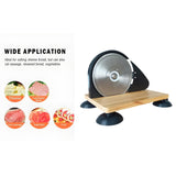 Bread Slicer Sturdy Manual Kitchen Bread Cutter for Commercial Bakeries Home Black