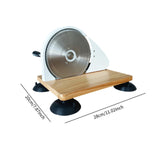 Bread Slicer Sturdy Manual Kitchen Bread Cutter for Commercial Bakeries Home White