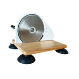 Bread Slicer Sturdy Manual Kitchen Bread Cutter for Commercial Bakeries Home White