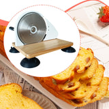 Bread Slicer Sturdy Manual Kitchen Bread Cutter for Commercial Bakeries Home White