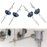 Maxbell 2Pcs Sink Drain Lift Rod Drain Stopper Assembly for Home Hotel Vanity Vessel without raw tape
