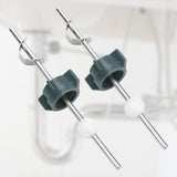 Maxbell 2Pcs Sink Drain Lift Rod Drain Stopper Assembly for Home Hotel Vanity Vessel without raw tape