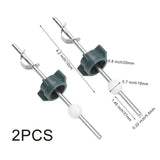 Maxbell 2Pcs Sink Drain Lift Rod Drain Stopper Assembly for Home Hotel Vanity Vessel without raw tape