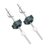 Maxbell 2Pcs Sink Drain Lift Rod Drain Stopper Assembly for Home Hotel Vanity Vessel without raw tape